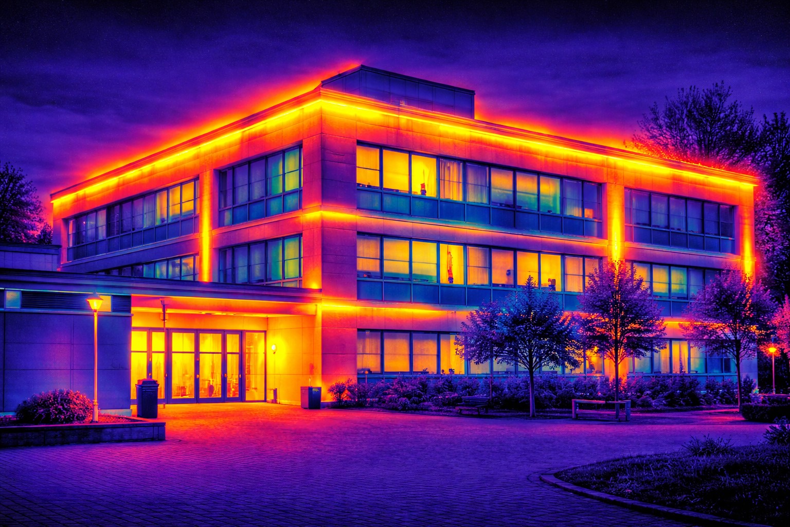 Thermografie zur Analyse von Wärmeverlusten an Gebäuden